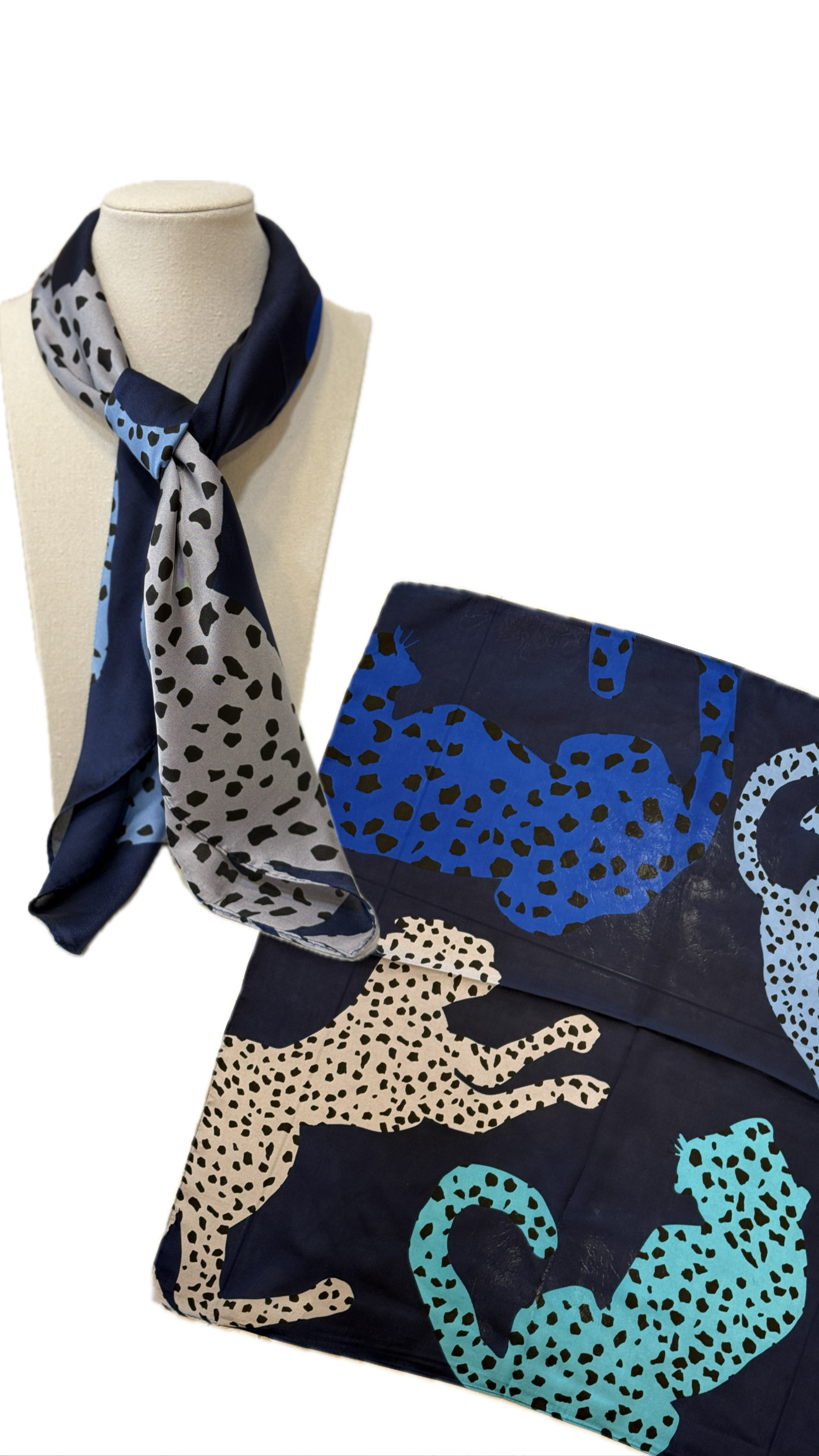 Pañuelo Tigres Azul Marino