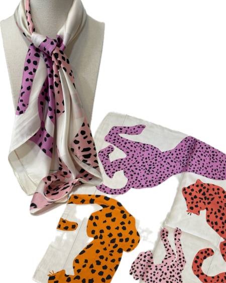 Pañuelo Tigres Rosa