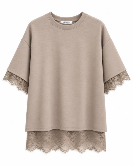 Camiseta Encaje Espalda
