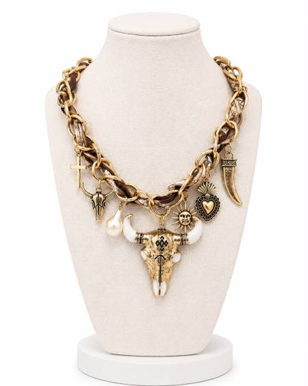 Collar Búfalo Cadena