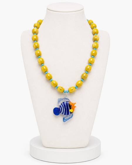 Collar Ceramica Pez