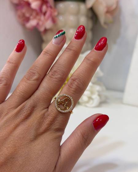 Anillo Virgen del Rocío Brillo