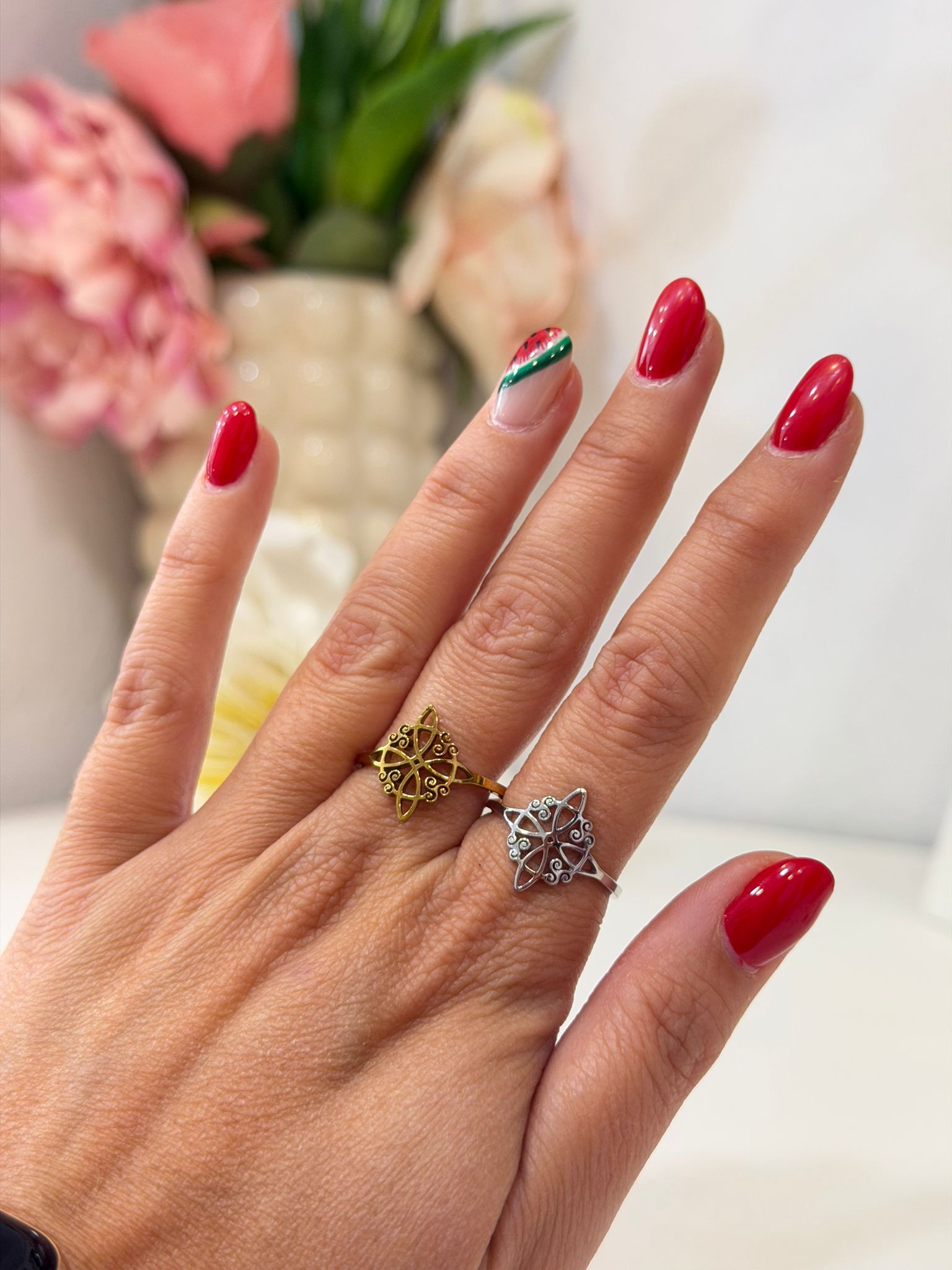 Anillo Nudo de Bruja