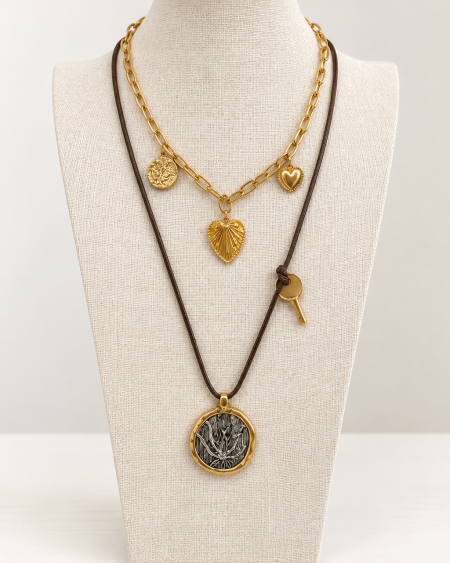 Collar Moneda Llave