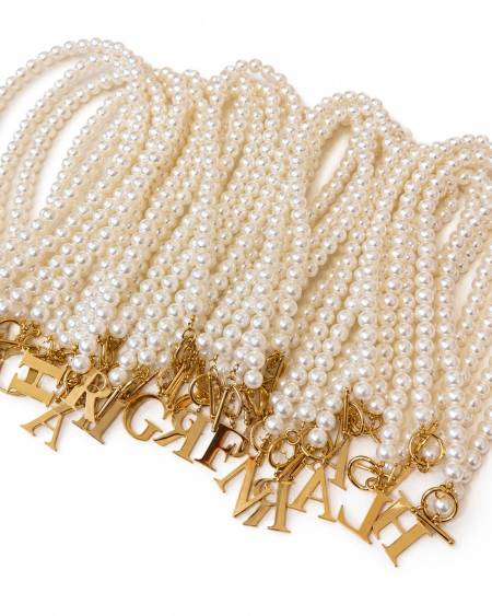 Collar Inicial Perlas
