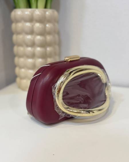 Bolso Cluch Gala Burdeos