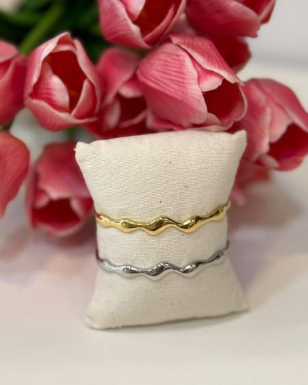 Pulsera Rígida Zigzag