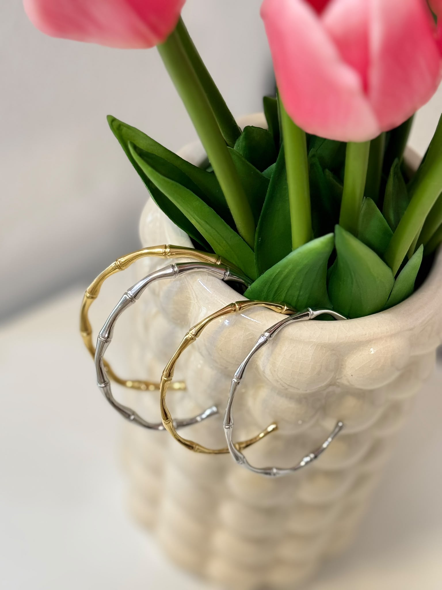 Pulsera Rígida Bambú